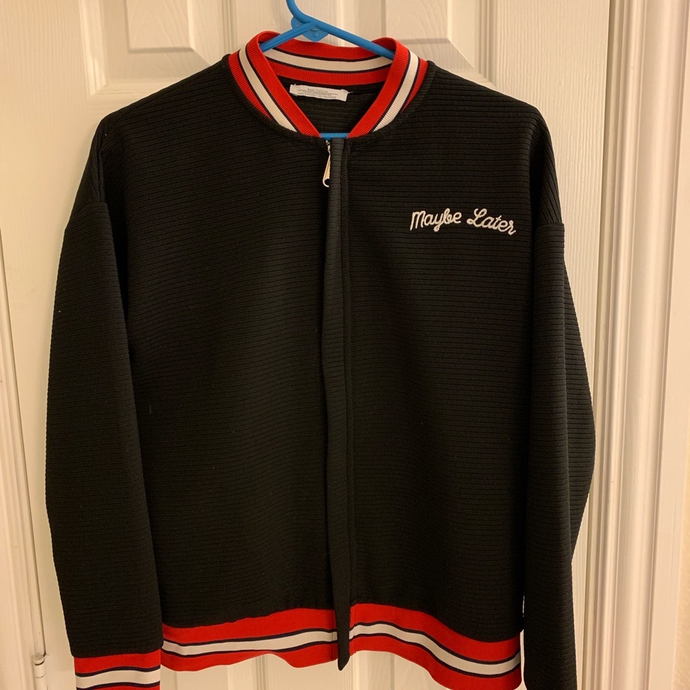 ZARA Trafaluc Maybe Later Bomber Jacket